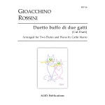 Image links to product page for Duetto buffo di due gatti (Cat Duet) for Two Flutes and Piano