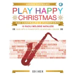 Image links to product page for Play Happy Christmas for Alto Saxophone and Piano (includes Online Audio)