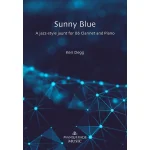 Image links to product page for Sunny Blue for Clarinet and Piano (includes Online Audio)