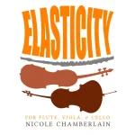 Image links to product page for Elasticity for Flute, Viola and Cello
