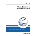Image links to product page for Three Bagatelles from China West: Duet for Clarinet and Cello