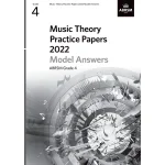 Image links to product page for Music Theory Practice Papers 2022 Grade 4 - Model Answers