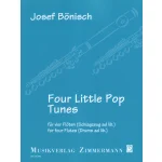 Image links to product page for Four Little Pop Tunes for Four Flutes (Drums ad lib.)