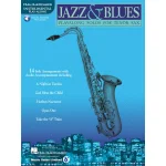 Image links to product page for Jazz & Blues Playalong Solos for Tenor Saxophone (includes Online Audio)