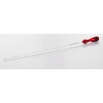 Image links to product page for Mollard L12RDWCF Lancio Conducting Baton - Red Handle, 12” Carbon Fibre Shaft
