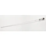 Image links to product page for Mollard L16SWCF Lancio Conducting Baton - Silver Handle, 16” Carbon Fibre Shaft