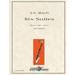 Image links to product page for Six Suites for Solo Bass Clarinet, BWV 1007-1012