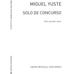 Image links to product page for Solo de Concurso for Tenor Saxophone and Piano