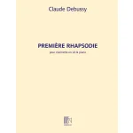 Image links to product page for Première Rhapsodie for Clarinet and Piano