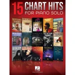 Image links to product page for 15 Chart Hits for Piano Solo