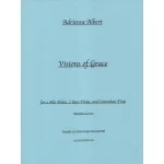 Image links to product page for Visions of Grace for Two Alto Flutes, Two Bass Flutes and Contrabass Flute