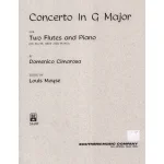 Image links to product page for Concerto in G major for Two Flutes and Piano