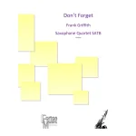 Image links to product page for Don't Forget for Saxophone Quartet