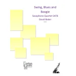 Image links to product page for Swing, Blues and Boogie for Saxophone Quartet