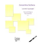 Image links to product page for Concertino Siciliano for Flute, String Quintet and Piano