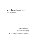 Image links to product page for Seedling and Branches for Flute and Cello