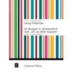 Image links to product page for 24 Exercises in Variation Form on "Oh, du lieber Augustin" for Oboe and Violin/Cor Anglais