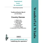 Image links to product page for Country Dances for Two Oboes, Cor Anglais and Two Bassoons