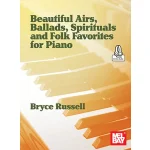 Image links to product page for Beautiful Airs, Ballads, Spirituals and Folk Favorites for Piano (includes Online Audio)