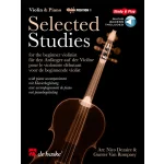 Image links to product page for Selected Studies for Violin and Piano (includes Online Audio)