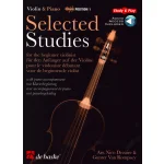 Image links to product page for Selected Studies for Violin and Piano (includes Online Audio)