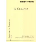 Image links to product page for À Chloris for Saxophone Quartet