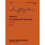 Image links to product page for 12 Fantasies for Solo Violin, TWV 40:14-25