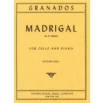 Image links to product page for Madrigal in A minor for Cello and Piano
