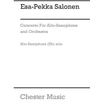 Image links to product page for Concerto for Alto Saxophone and Orchestra - Solo Saxophone Part