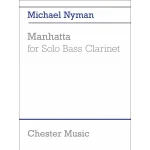 Image links to product page for Manhatta for Solo Bass Clarinet