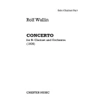 Image links to product page for Concerto for Clarinet and Orchestra - Solo Clarinet Part