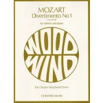 Image links to product page for Divertimento No. 1 for Clarinet and Piano, KV 439b