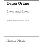 Image links to product page for Snow and Snow for Clarinet, Viola and Piano