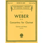 Image links to product page for Concertino in E flat for Clarinet and Piano, Op. 26