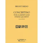 Image links to product page for Concertino for Clarinet and String Quartet
