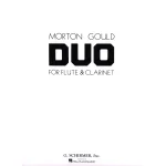 Image links to product page for Duo for Flute and Clarinet