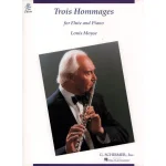 Image links to product page for Trois Hommages for Flute and Piano