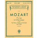 Image links to product page for Trio No. 7 in E flat for Clarinet/Violin, Viola and Piano, K.498