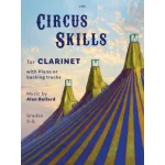 Image links to product page for Circus Skills for Clarinet and Piano (includes Online Audio)