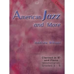 Image links to product page for American Jazz and More for Clarinet and Piano (includes Online Audio)
