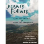 Image links to product page for Jiggery Folkery for Flute and Clarinet/Alto Saxophone