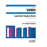 Image links to product page for Laudi alla Vergine Maria for Clarinet Quartet