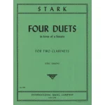 Image links to product page for Four Duets for Two Clarinets