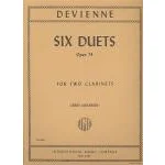 Image links to product page for Six Duets for Two Clarinets, Op. 74