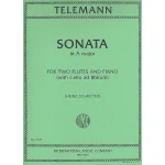 Image links to product page for Sonata in A major for Two Flutes and Piano