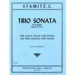 Image links to product page for Trio Sonata in G major for Flute, Violin and Piano (Cello ad lib.), Op. 14/1