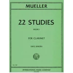 Image links to product page for 22 Studies for Clarinet, Vol. 1