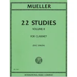 Image links to product page for 22 Studies for Clarinet, Vol. 2