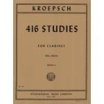 Image links to product page for 416 Studies for Clarinet, Vol. 2