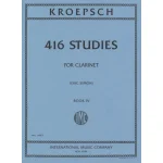 Image links to product page for 416 Studies for Clarinet, Vol. 4